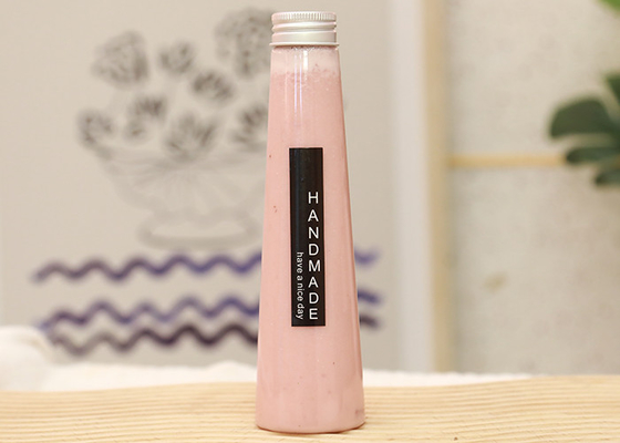 Konisches alkoholfreies Getränk Plastik-Juice Bottle With Lid 7oz 200ml