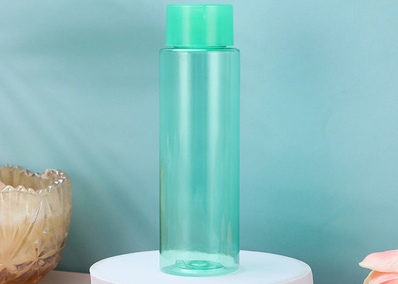 Grüne transparente Plastikflasche mit schraubverschluss ISO9001 pp.-Deckel-100ml