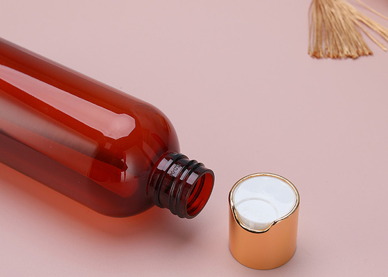 Schraubverschluss- Plastikflaschen der leichten Pressungs-230ml mit Goldüberwurfmutter