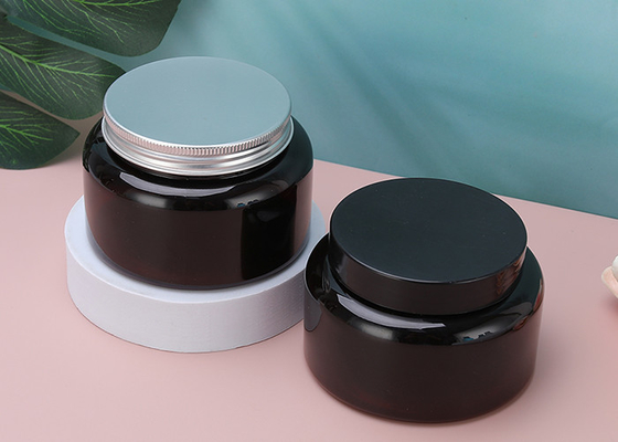 Leer gemahlenes Acryl-Plastik für Haustiere Gesichtskosmetik und Verpackung Körperbutter Lotion Augencreme Glas Lippencreme Behälter mit