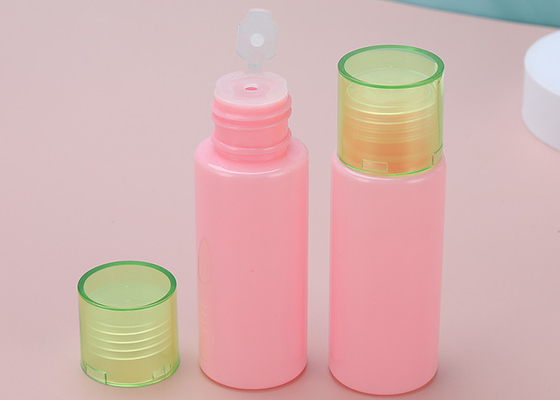 Haut-Wesentliches 21mm 1 Unzeplastik-HAUSTIER kosmetische Flaschen mit Flip Top
