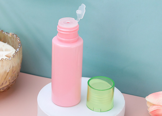 Haut-Wesentliches 21mm 1 Unzeplastik-HAUSTIER kosmetische Flaschen mit Flip Top