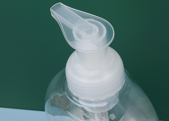 Einfache Nachfüllung Matte Oberfläche Plastikkragen Schaumflasche mit PET und PP Material