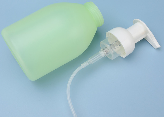 Einfache Nachfüllung Matte Oberfläche Plastikkragen Schaumflasche mit PET und PP Material
