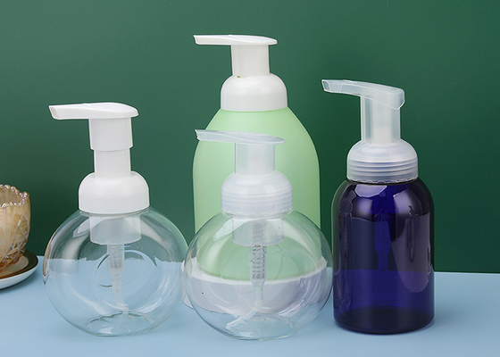 Einfache Nachfüllung Matte Oberfläche Plastikkragen Schaumflasche mit PET und PP Material