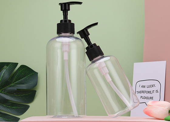 Nachfüllbare flache zugeführte Lotions-Shampoos HAUSTIER ISO9001 Pumpflasche-300ml 700ml