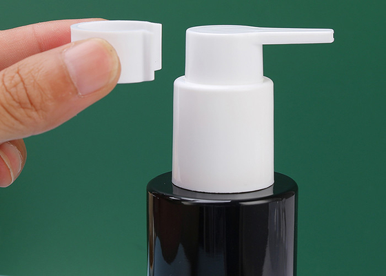 PETG-Plastiklotion füllt BLEIFREIE Schwarzes 100ml HAUSTIER Flasche BPA ab