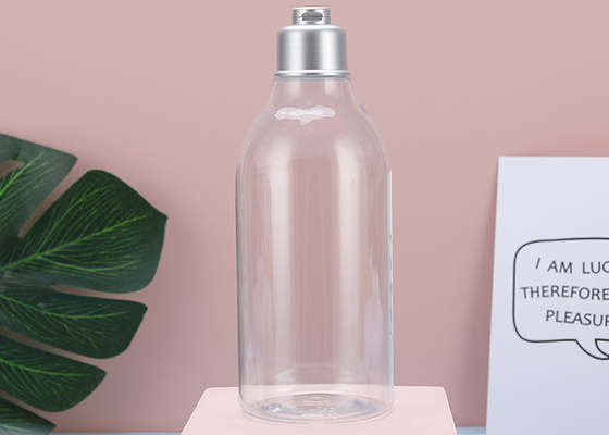 Transparentes Od 22mm Flip Cap Plastic Lotion Bottles 280ml 300ml