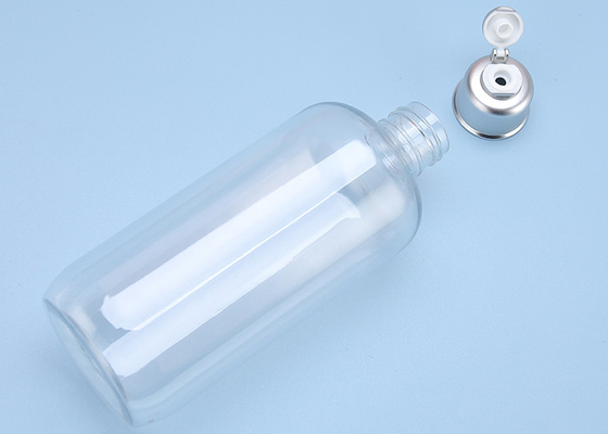 Transparentes Od 22mm Flip Cap Plastic Lotion Bottles 280ml 300ml