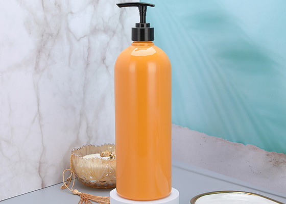 25mm orange Shampoo-füllt Plastikpumpen-Zufuhr 900ml ab