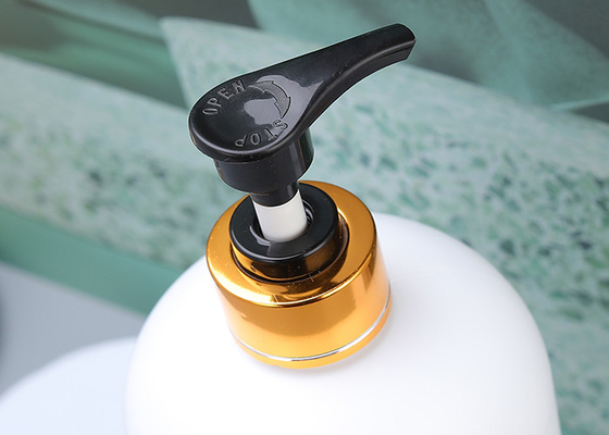 100% reines materielles HDPE weißer Lotions-Pumpflasche-Nahrungsmittelgrad