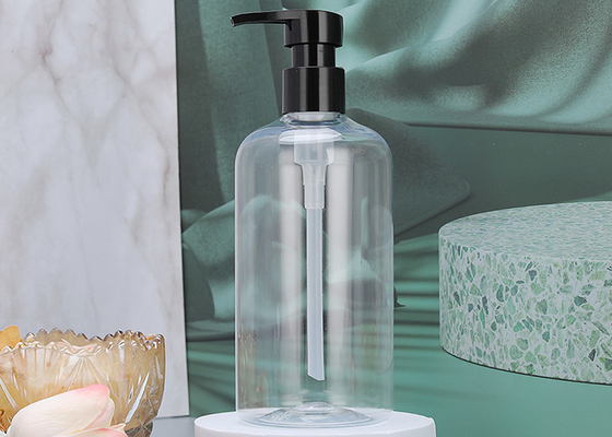Durchsichtig 20/410 Pet Pump Flasche Rund für Kosmetika