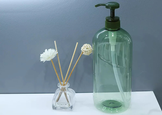 Grüner Siebdruck Shampoo 1000ml HAUSTIER Pumpflasche-92*220mm