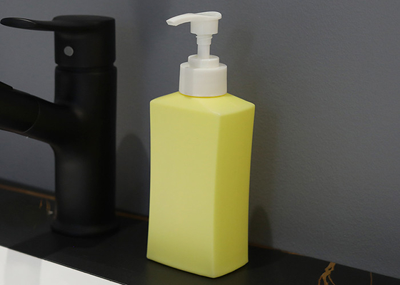 Gelber leerer flüssiger Siebdruck ISO9001 HAUSTIER 250ml Flaschen-250ml