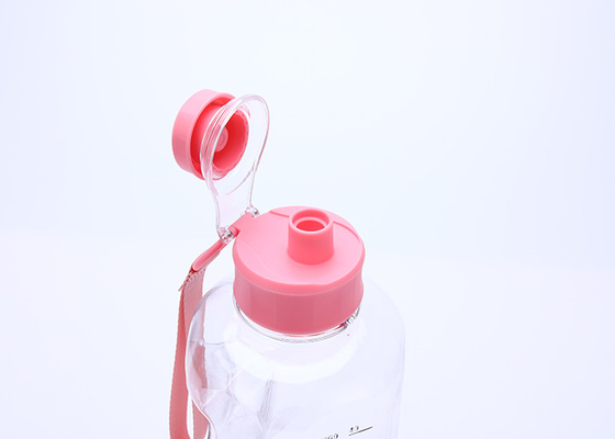 Wasserundurchlässige Plastikwasser-Flasche Flip Tops 2l mit dem Griff BPA frei