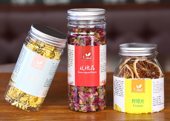 Kein Leck 250 ml Plastikglas für Kekse und Süßigkeiten mit Aluminiumdeckel