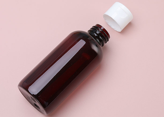 100% NEUES ROHES PET-bernsteinfarbige HAUSTIER Flaschen mit Flip Top Cap For Toner