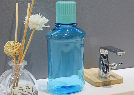 BPA-freie leere Plastikmundwasser-Flaschen 250ml mit Kappen