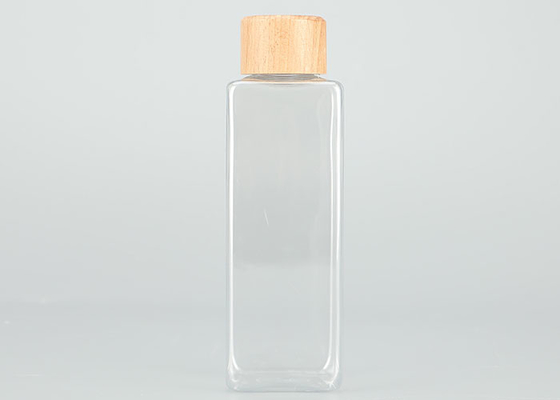 Wasserundurchlässige Schraubverschluss- Plastikflaschen 200ml mit Bambusdeckeln