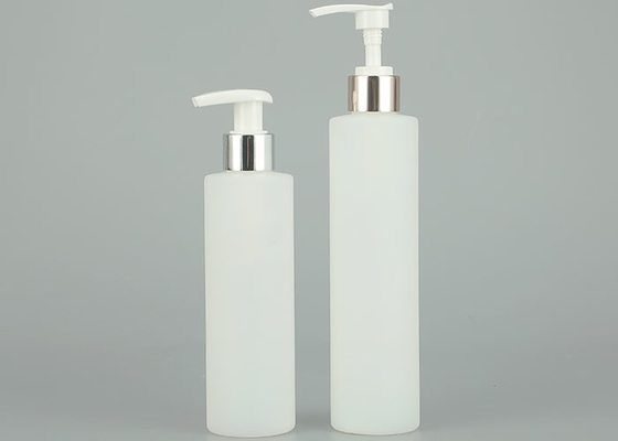 leere nachfüllbare Plastikshampooflasche 150ml 200ml   Lotionsflasche mit Gold und silberner Presse-Kappe
