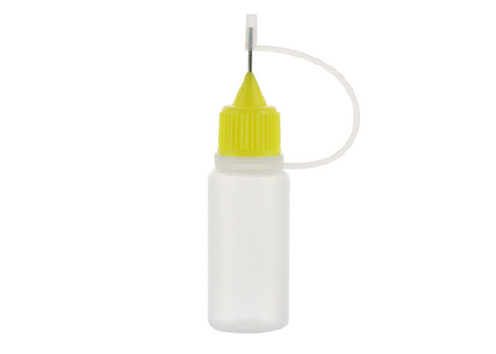 HDPE elektronische Zigaretten-Öl-Nadel-Kappen-Flasche 100% 3ml 5ml 10ml
