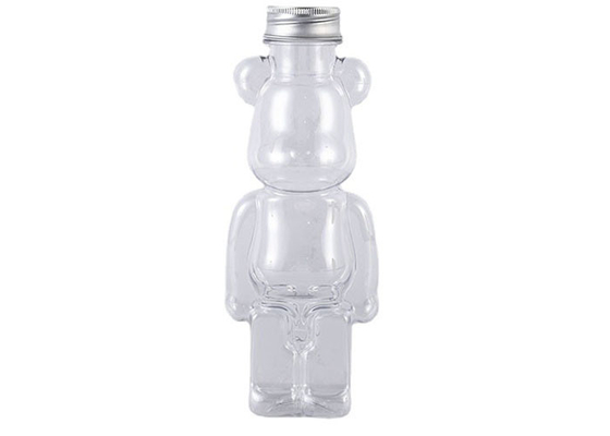 350 ml 400 ml 500 ml 700 ml Warmverkauf Anpassung Pet Plastik Bärenform Saftflasche für Getränke mit Kappe und Gurte