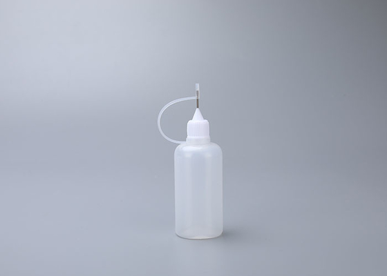 Squeezable Plastikreinigung 50ml herauf die flüssige Flasche wiederverwendbar mit Stahlnadel-Tropfenzähler