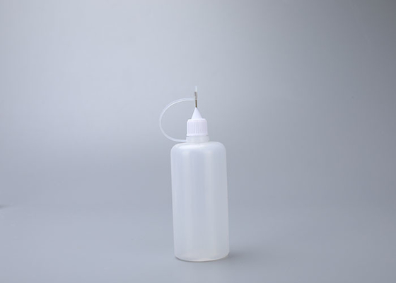 Squeezable Plastikreinigung 50ml herauf die flüssige Flasche wiederverwendbar mit Stahlnadel-Tropfenzähler