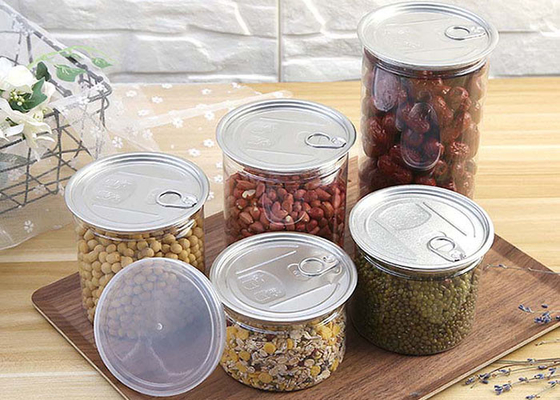 Anpassung von Plastikbehältern mit Aluminiumdeckel