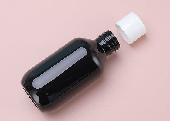 Amber Flip Top Cap-HAUSTIER Lotion füllt 120ml für kosmetische Toner-Creme ab