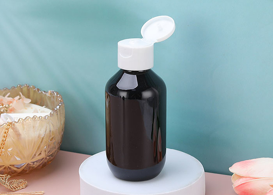 Amber Flip Top Cap-HAUSTIER Lotion füllt 120ml für kosmetische Toner-Creme ab