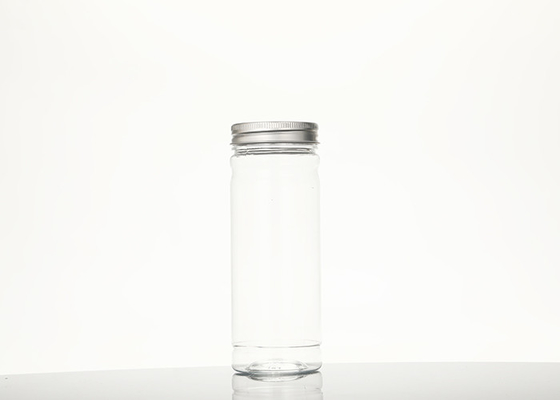 Große Öffnung ringsum Plastik- Haustier Plastik-Schraubverschluss- Deckel 295ML 380ML JarsWith