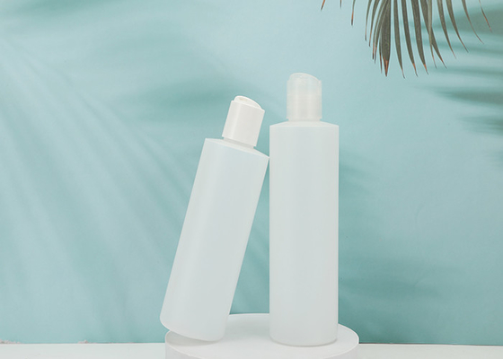 Nachfüllbare Plastikflaschen pp. mit Presse-Disketten-Kappen-klarem Weiß