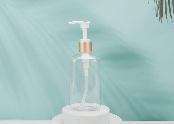 Klare leere Shampoo-Flaschen der Pumpen-350ml für Händewaschen HAUSTIER Plastik