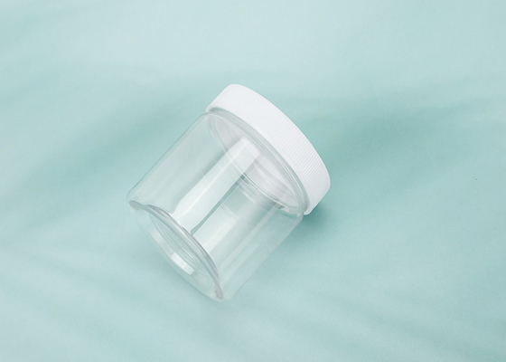 leere nachfüllbare Runden-Plastikglas des freien Raumes 100ml mit den Deckeln und Aufklebern BPA frei