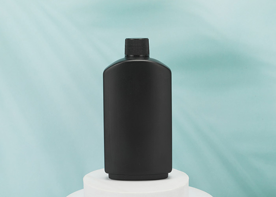 Quadrat und flaches Plastik-HDPE 4oz Shampoo füllt 120ml für Tinte ab
