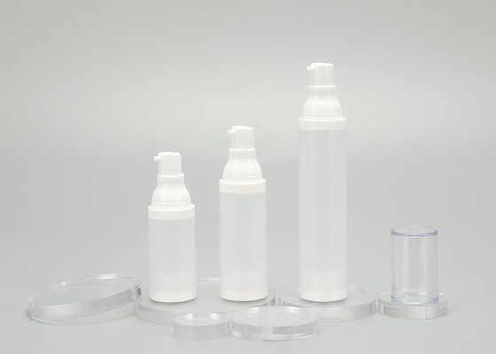 Klare luftlose kosmetische Creme-luftlose Pumpflasche-Reise-Größe nachfüllbar