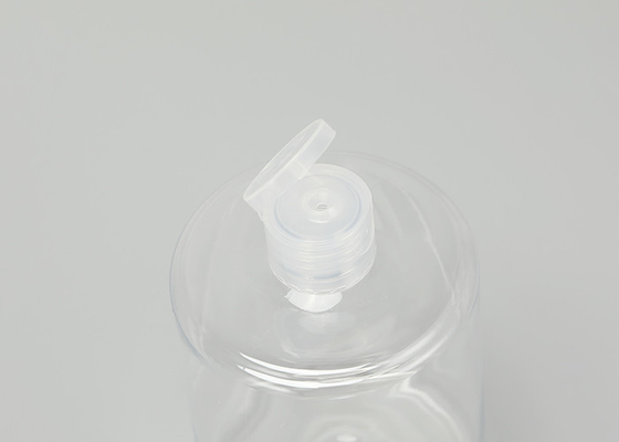 Plastikflasche der transparenten flachen Schulter-16oz für Duschgel-Handdesinfizierer