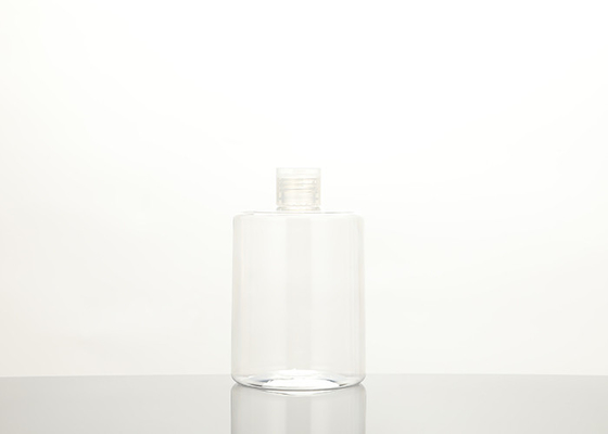 Plastikflasche der transparenten flachen Schulter-16oz für Duschgel-Handdesinfizierer