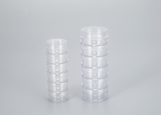 Starke Wand-kosmetisches Plastikglas mit den transparenten Deckeln 5g 10g stapelbar