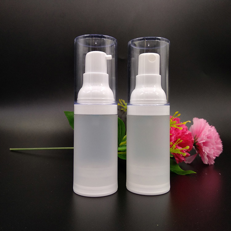 Runde 30 ml Kunststoff-Kosmetikbehälter Synthetische Flüssigkeitsspender Flip-Top-Schließung