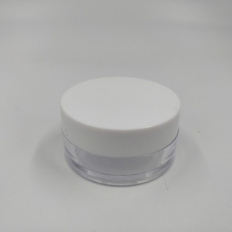Glatte Oberfläche Kunststoff-Kosmetikglas 10ml 15ml 30ml 60ml 80ml 100ml 120ml 150ml Kleines