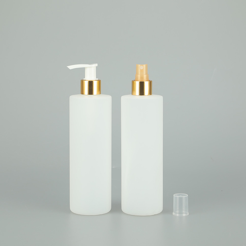 Glatte, runde, transparente PET-Plastik-Sprayflasche, ideal für den täglichen Gebrauch mit klassischem Design