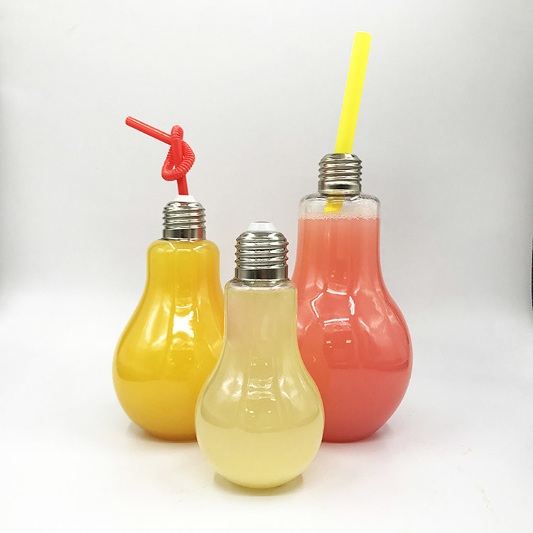 Leckdichte Kunststoff-Milch-Tee-Flaschen mit Schraube an der Deckel 500 ml Kapazität Quadratische Runde Form 0,5 kg Gewichtsgriff