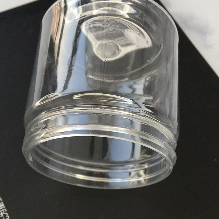 50Ml 100Ml 120Ml 150Ml 200Ml 4Oz Kosmetikglas Klares Haustier-Plastik-Cremeglas mit Plastikdeckel