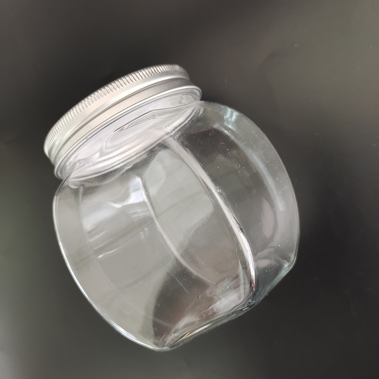 8oz langlebige Plastikgefäße mit Aluminiumfolie und benutzerdefiniertem Etikett für die Speicherung von Lebensmitteln