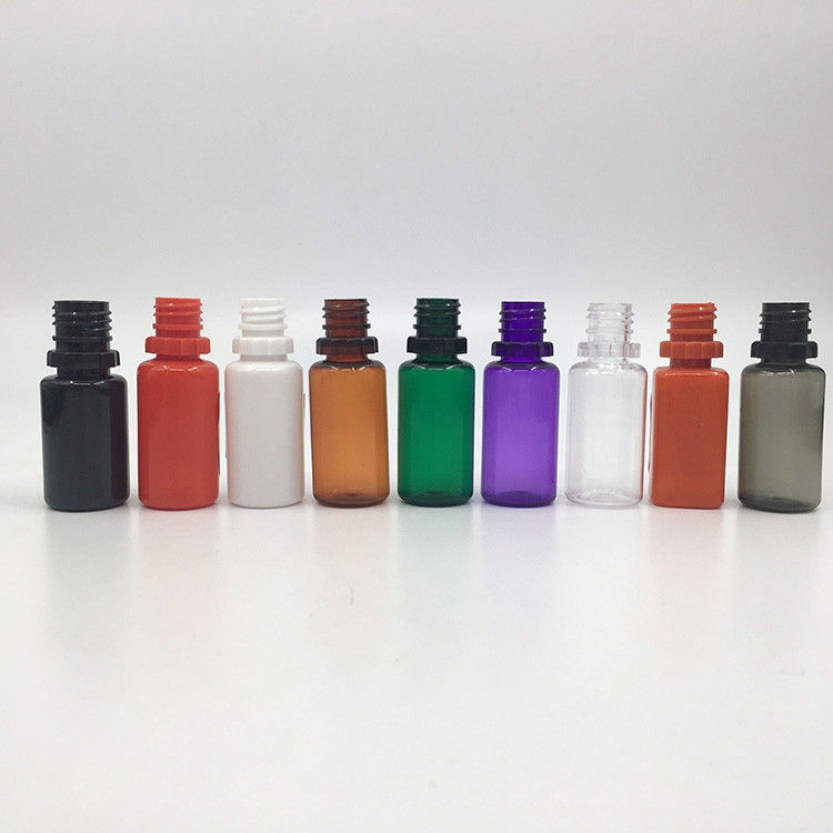 10-100 ml PET-E-Flüssigkeitsbehälter mit kindersicherer Kappe zur Lagerung und zum Drucken