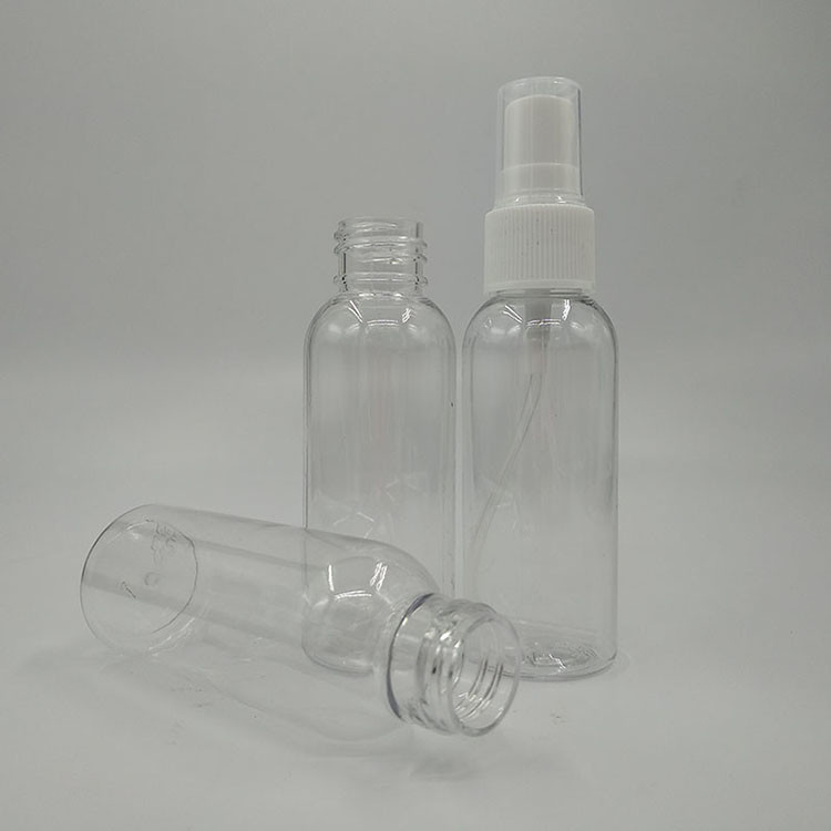 Rundes PET-Plastik-Sprühflasche 10ml 15ml 30ml 50ml 60m 70ml 100ml 200ml 500ml Fassungsvermögen