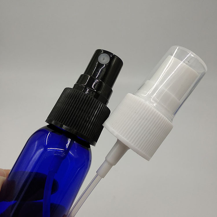 Glatte Oberfläche Haushalts-PET-Plastik-Sprühflasche Kapazität 10ml 15ml 30ml 50ml 60m 70ml 100ml 200ml 500ml Rund