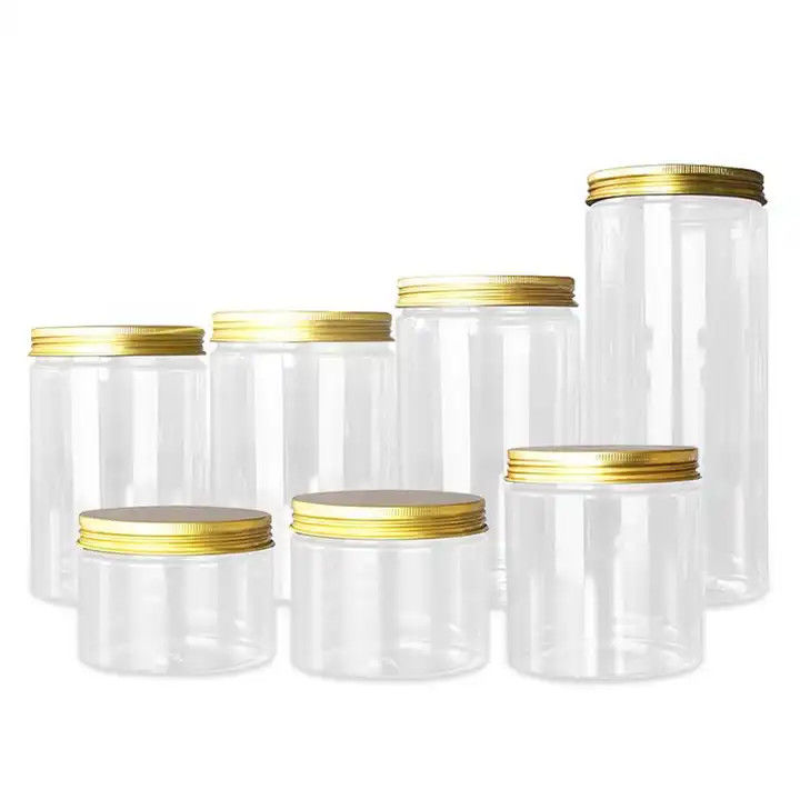 Kunststoff-Kosmetikglas mit druckempfindlicher Dichtung in 10 ml 15 ml 30 ml 60 ml 80 ml 100 ml 120 ml 150 ml